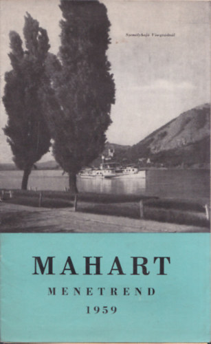 MAHART menetrend 1959