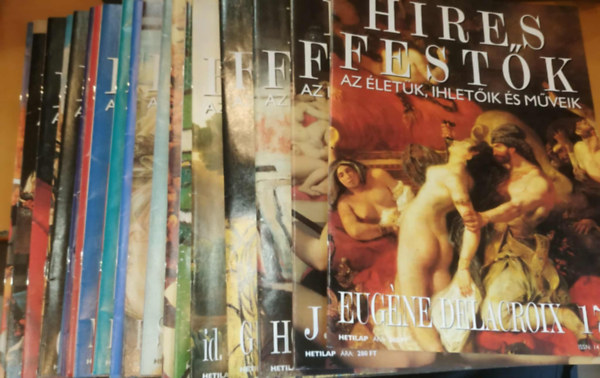 Eaglemoss Hungary - 23 db Híres festők folyóirat (szórványszámok, sorszámok a terméklapon)