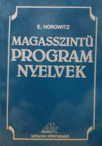 E. Horowitz - Magasszint programnyelvek