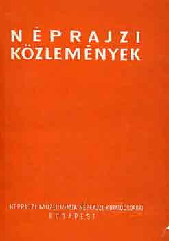 Takcs Lajos  (szerk.) - Nprajzi kzlemnyek XI. 3-4. Dl-Tiszntuli munksszerzdsek 1889-19