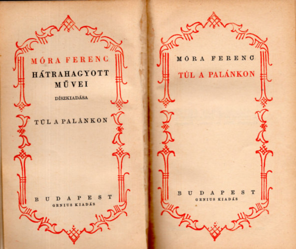 M�ra Ferenc - T�l a pal�nkon