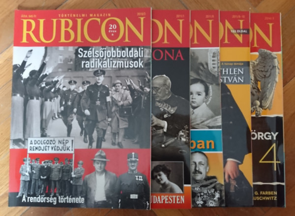 5db Rubicon sz�rv�nysz�m: 2010/3, 2011/1, 2011/8, 2011/9-10, 2014/3