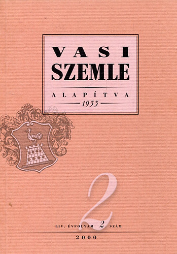 Vasi szemle 2000 LIV.�vf. 2.sz�m