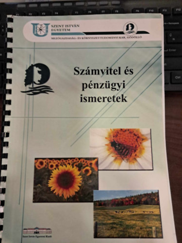 Halmosi Tmea - Szmvitel s pnzgyi ismeretek - Szent Istvn Egyetem jegyzet