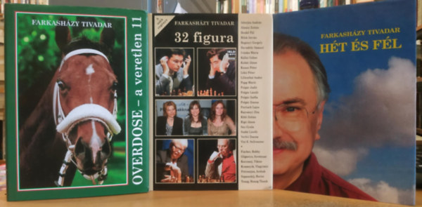 Farkasházy Tivadar - 3 db Farkasházy Tivadar: Hét és fél + 32 figura + Overdose - A veretlen 11
