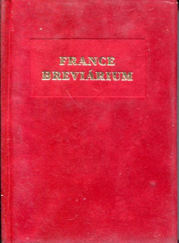 Cserna Andor - France brevirium