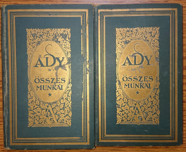 Ady Endre - 2 ktet Ady Endre az Athenaeumnl megjelent letmsorozatbl: j versek, Vr s arany