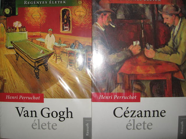 Henri Perruchot - 4 DB J FOLIZOTT KNYV: REGNYES LETEK: VAN GOGH LETE + CZANNE LETE ,  VILGHRES FESTK: VAN GOGH ALBUM + CZANNE ALBUM
