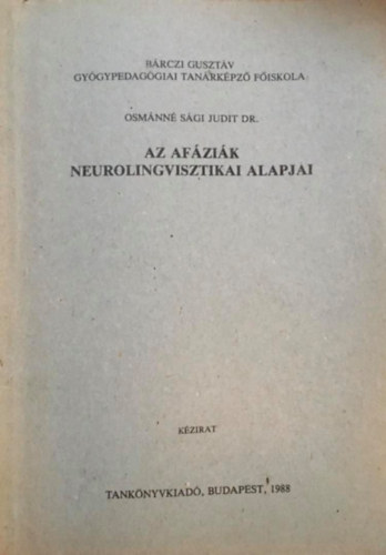 Az afzik neurolingvisztikai alapjai