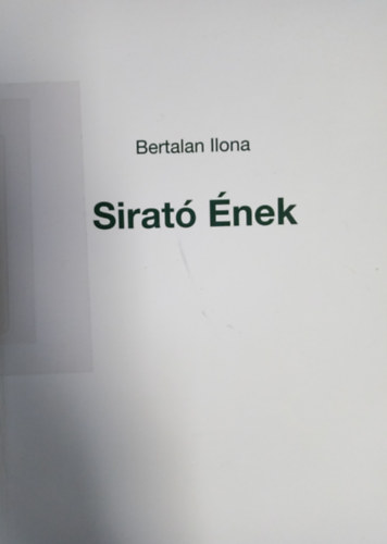 Bertalan Ilona - Sirat nek