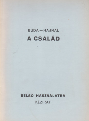 Buda-Hajnal - A csald