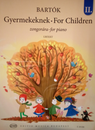 Vikrius Lszl  (szerk.) - Bartk - Gyermekeknek zongorra II. fzet, szlovk npdalok felhasznlsval / For Children for Piano