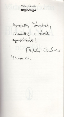 Várhelyi András - Búgócsiga (dedikált)