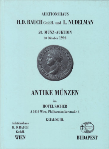 Antiken Münzen - Sonderauktion 28 Oktober 1996 - Katalog III.