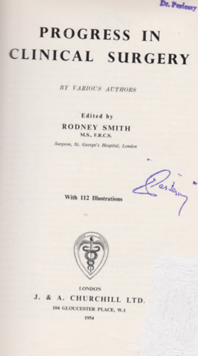 Rodney Smith - Progress in Clinical Surgery