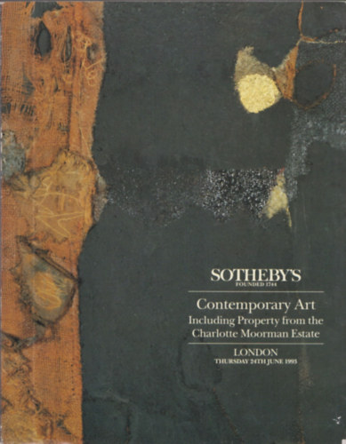 Sotheby's Contemporary Art Including Property from the Charlotte Moorman Estate (London - Thursday 24th June 1993)