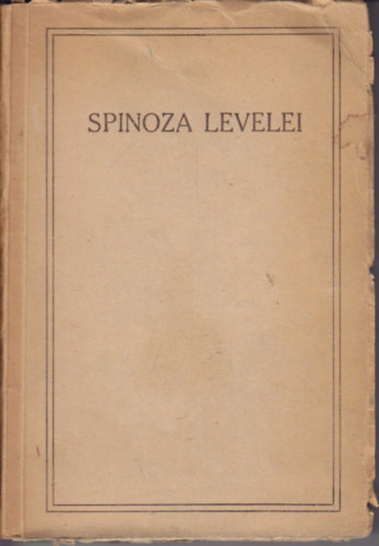 Spinoza - Spinoza levelei