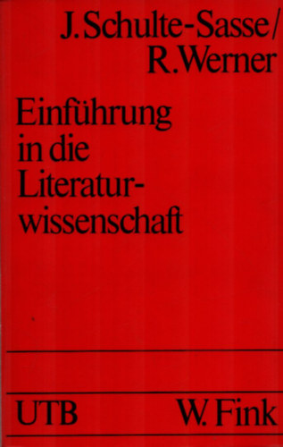 J. Schulte-Sasse - Einf�hrung in die Literaturwissenschaft.