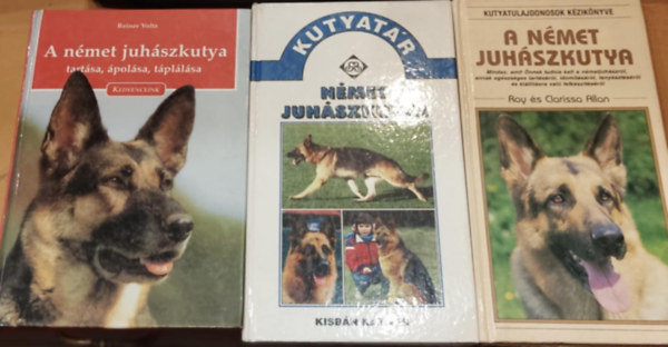 Kisbn Kzmr, Reiner Voltz Roy s Clarissa Allan - 3 db A nmet juhszkutya (Kutyatulajdonosok kziknyve) + Nmet juhszkutya (Kutyatr) + A nmet juhszkutya tartsa, polsa, tpllsa