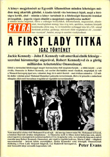 Peter Evans - A First Lady titka - Igaz trtnet