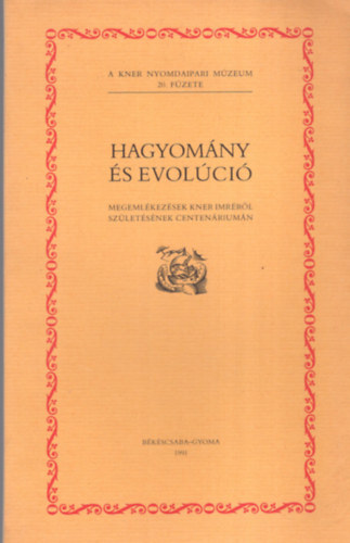 Hagyomny s evolci