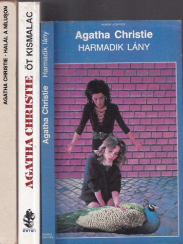 Agatha Christie - 3db klasszikus krimi - Harmadik l�ny + Hal�l a N�luson + �t kismalac