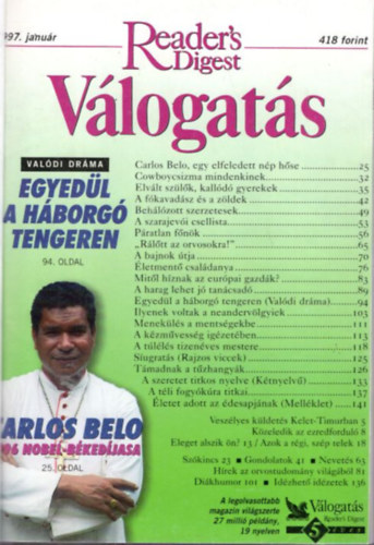 Lukcs Tams  (szerk.) - Reader's digest jsgok 1997. teljes vfolyam ( kt ktetbe ktve )