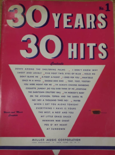 30 Years, 30 Hits No. 1