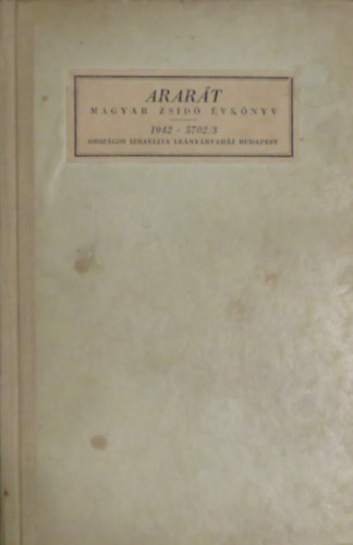 Komls Aladr - Arart (Magyar zsid vknyv 1942-5702/3)