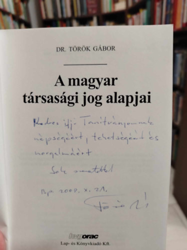 T�r�k G�bor - A magyar t�rsas�gi jog alapjai