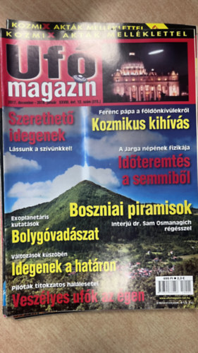 Pusztay Sándor (főszerk.) - Ufómagazin 2017/1-12. (teljes évfolyam, lapszámonként)