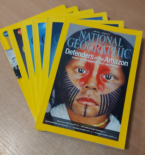 National Geographic - National Geographic 2014. janur, februr, mrcius, prilis, november, december (6 db. szrvnyszm)