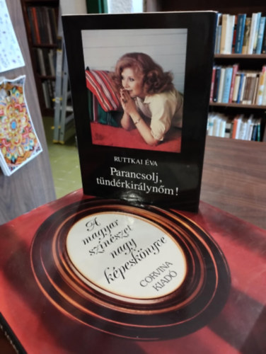 Ruttkai Éva Cenner Mihály - Magyar színház könyvcsomag 2 darabos KÖNYVMENTŐ AJÁNLAT: A magyar színészet nagy képeskönyve, Parancsolj, tündérkirálynőm!