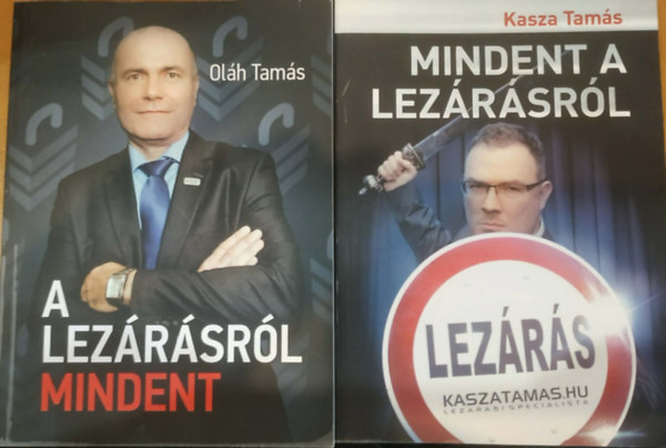 Ol�h Tam�s Kasza Tam�s - 2 db A lez�r�sr�l mindent + Mindent a lez�r�sr�l