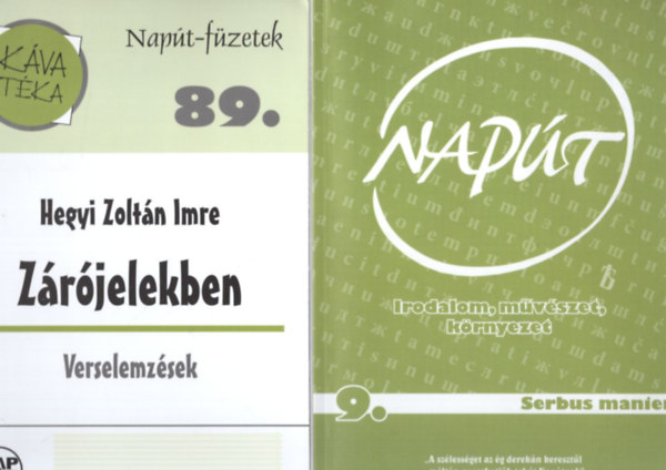 Bába Szilvia - Napút 9. 2014. november + Napút -füzetek 89.