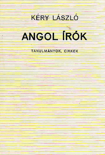 Kéry László - Angol írók