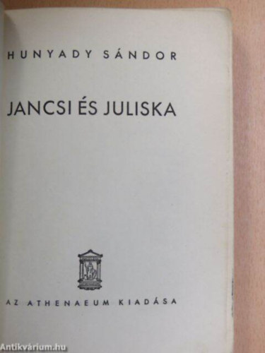 Hunyady S�ndor - Jancsi �s Juliska