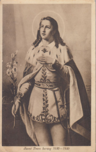 Szent Imre herceg (r�gi k�peslap)