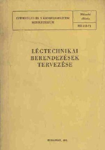 L�gtechnikai berendez�sek tervez�se