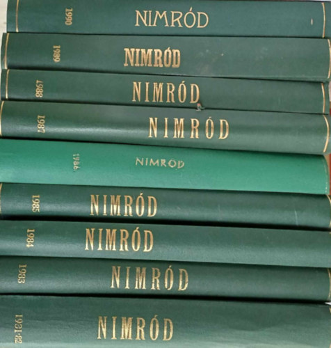 Csek Sndor  (fszerk.) - Nimrd vadsz magazin 1981-1990. teljes vfolyamok bektve (10 vfolyam)