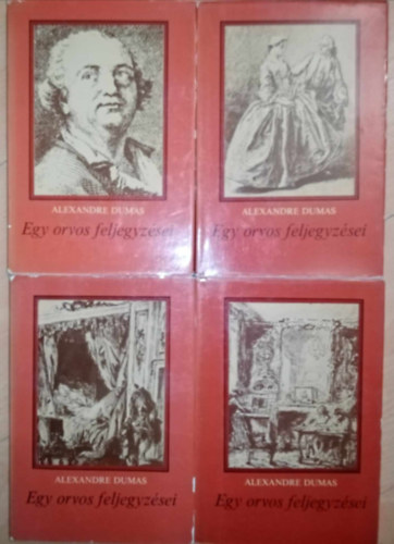 P�r Judit  Alexandre Dumas (szerk.), Antal L�szl� (ford.) - Egy orvos feljegyz�sei 1-4. (Joseph Balsamo) - Antal L�szl� ford�t�s�ban