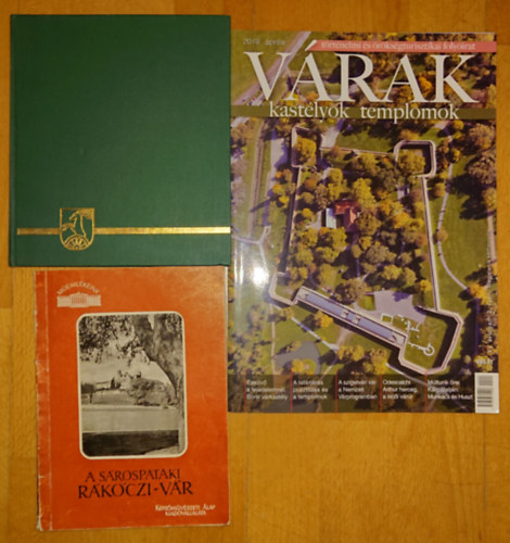 2 k�nyv magyarorsz�g t�rt��nelmi v�eair�l aj�nd�k V�rrak, kast�lyok, templomok magazinnal: Esztergom hadikr�nik�ja, A s�rospataki R�k�czi-v�r