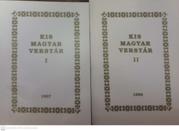 Szabó László - Kis magyar verstár I-II.