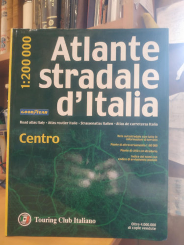 Atlante stradale d'Italia - Centro 1:200000