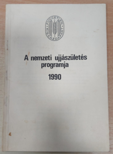 A nemzeti ujjászületés pragramja 1990