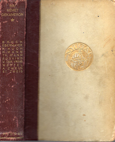 Tur�czi-Trostler J�zsef (szer. - Mai n�met dekameron