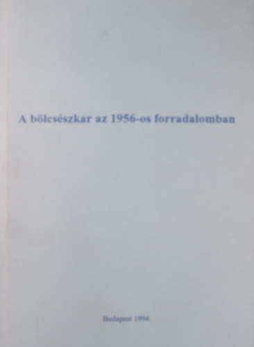 A blcsszkar az 1956-os forradalomban