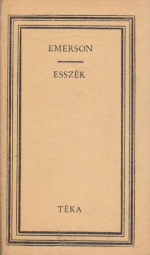 Ralph Waldo Emerson - Essz�k (t�ka)