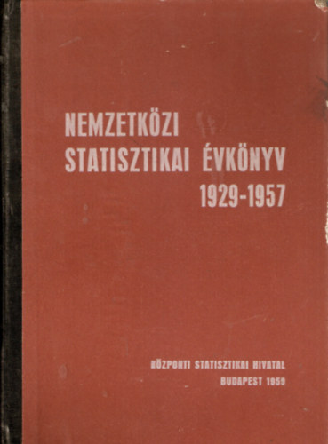 Nemzetkzi statisztikai vknyv 1929-1957