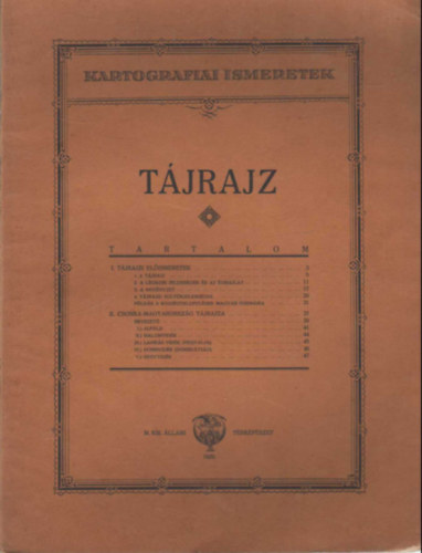 Tjrajz ( Kartografiai ismeretek )